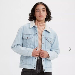 Levi’s Sherpa Ex-Boyfriend Trucker Jacket